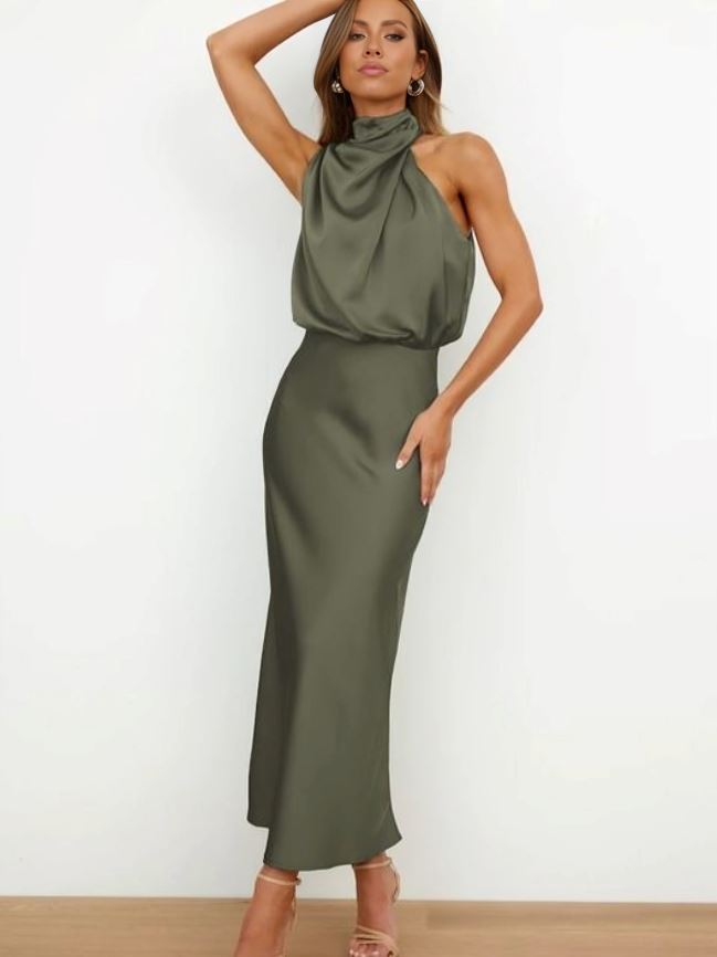 ALESSIA | Elegant Silk Dress