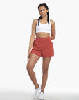 Clara | 2-in-1 yoga shorts with high waist, back pocket and side pocket