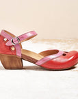 Amanda - Comfortable Low-Heeled Sandals