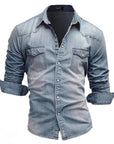 Giancarlo | Retro Denim Shirt