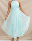 Jade - Elegant Halter Dress