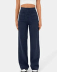 SKIBLE- Comfy High-Waist Wide Leg Stretch Trousers