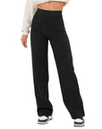 SKIBLE- Comfy High-Waist Wide Leg Stretch Trousers