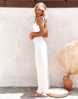 JAI - Linen Pants With High Waist