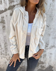 ADRIANA | Casual jacket with hood and zip