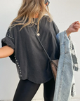 Sienna - Oversize T-shirt with Studs