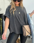 Sienna - Oversize T-shirt with Studs