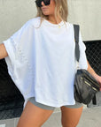 Sienna - Oversize T-shirt with Studs