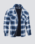 Julian - Striped flannel jacket