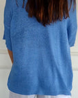 Alexa Knit Top with V-neck