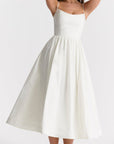 ALESSIA | Elegant Dress with Skirt Detailing