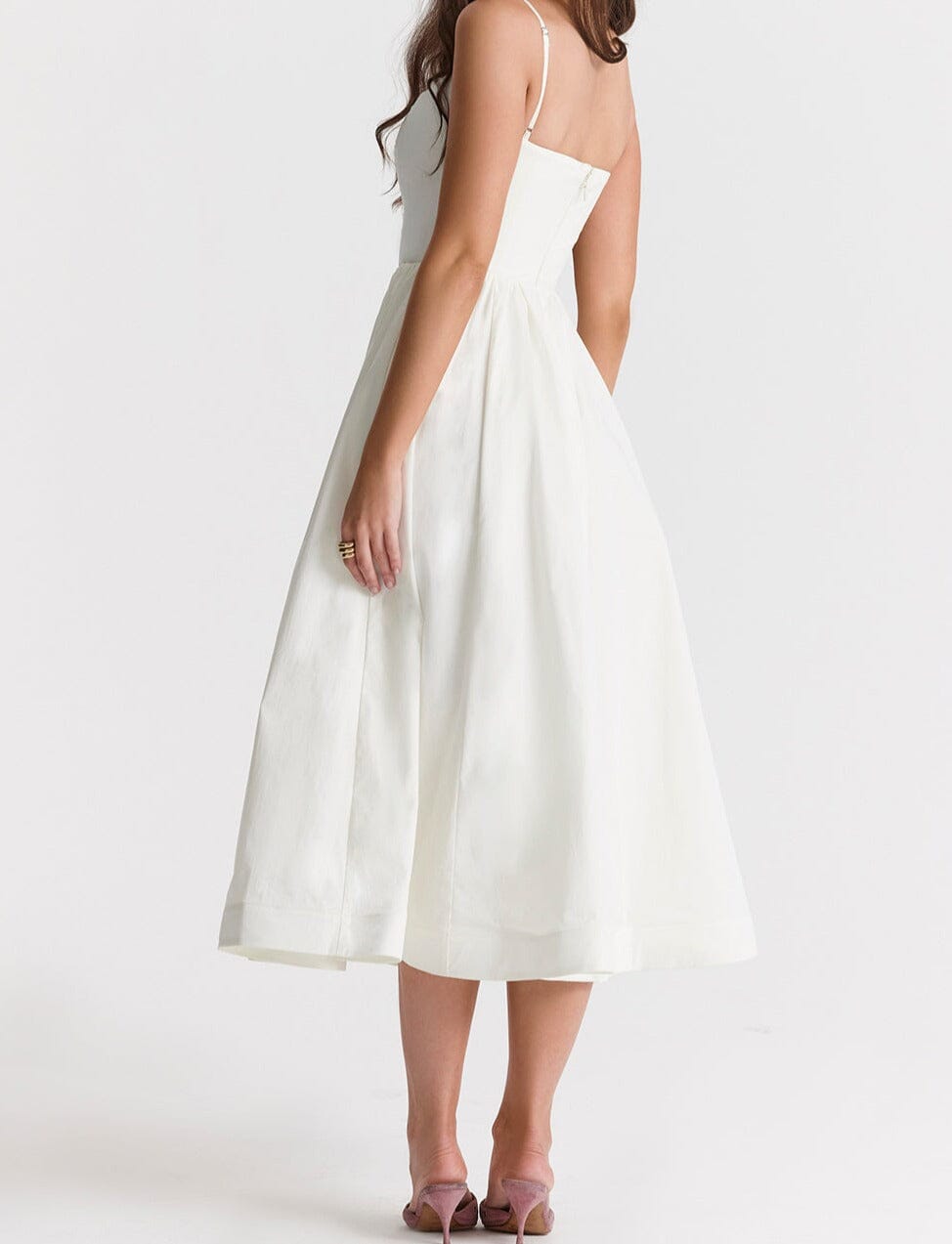 ALESSIA | Elegant Dress with Skirt Detailing